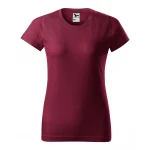 Camiseta mujer MALFINI mod. Basic en algodón single jersey, frente y dorso, personalizable con logo empresarial