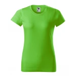 Camiseta mujer MALFINI mod. Basic en algodón single jersey, frente y dorso, personalizable con logo empresarial