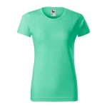 Camiseta mujer MALFINI mod. Basic en algodón single jersey, frente y dorso, personalizable con logo empresarial
