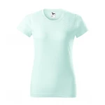 Camiseta mujer MALFINI mod. Basic en algodón single jersey, frente y dorso, personalizable con logo empresarial