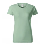 Camiseta mujer MALFINI mod. Basic en algodón single jersey, frente y dorso, personalizable con logo empresarial