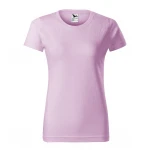 Camiseta mujer MALFINI mod. Basic en algodón single jersey, frente y dorso, personalizable con logo empresarial
