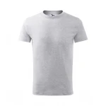 Camiseta infantil MALFINI Classic New de algodón, vista frontal, personalizable con logo