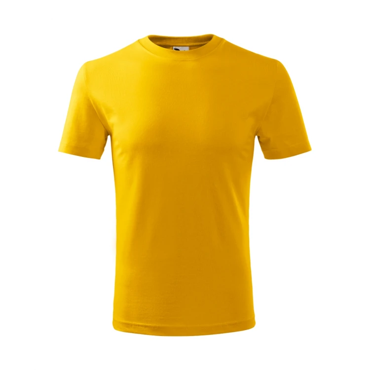 Camiseta infantil MALFINI Classic New de algodón, vista frontal, personalizable con logo
