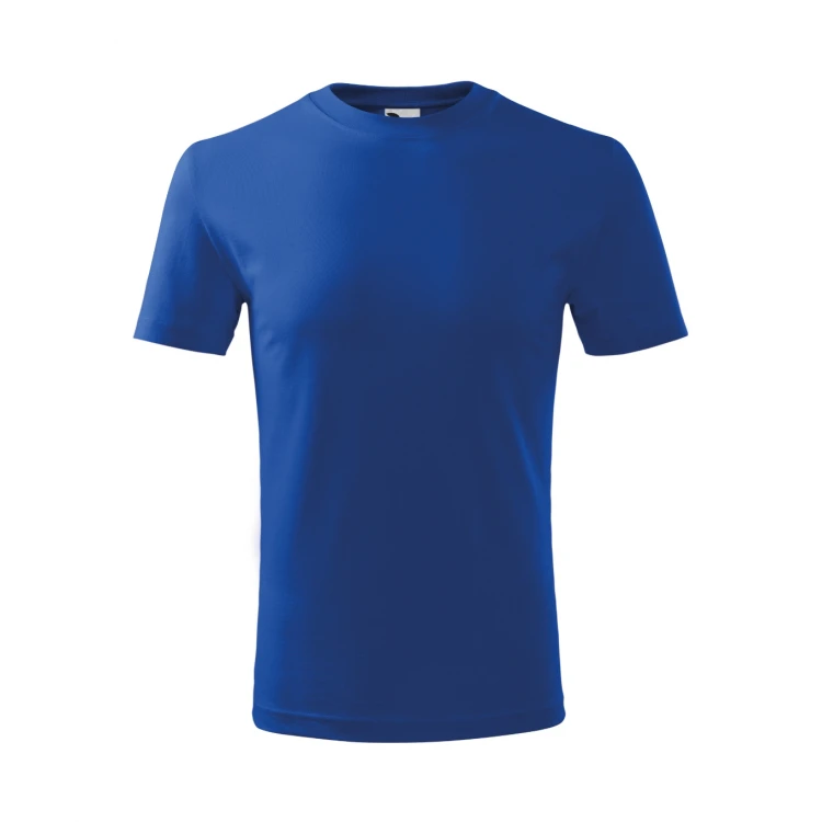 Camiseta infantil MALFINI Classic New de algodón, vista frontal, personalizable con logo