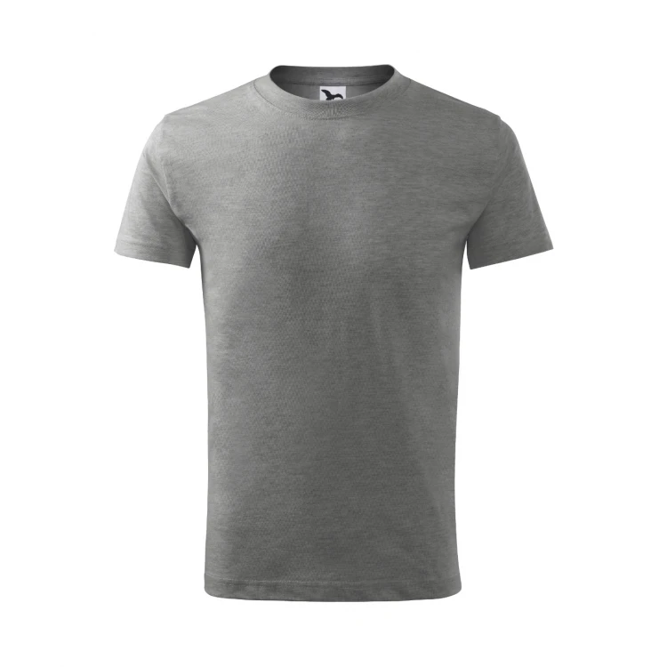 Camiseta infantil MALFINI Classic New de algodón, vista frontal, personalizable con logo
