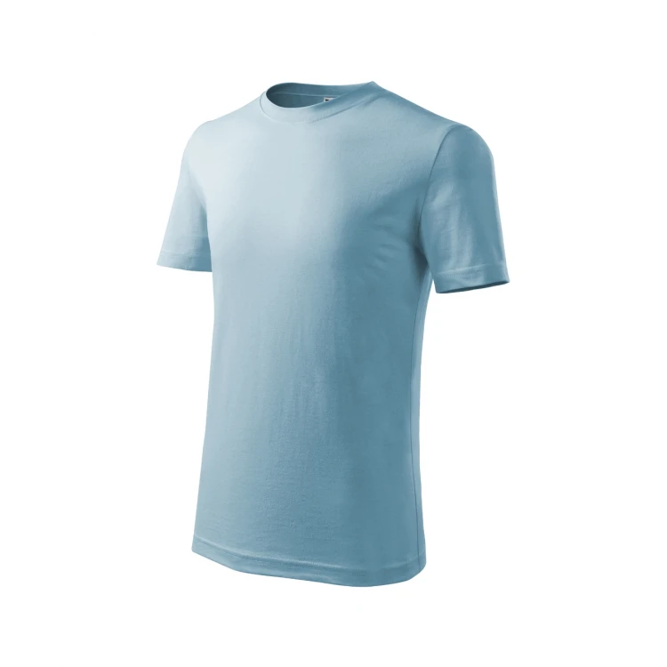 Camiseta infantil MALFINI Classic New de algodón, vista frontal, personalizable con logo