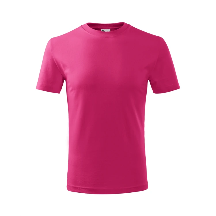Camiseta infantil MALFINI Classic New de algodón, vista frontal, personalizable con logo