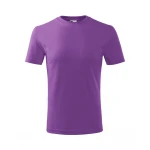 Camiseta infantil MALFINI Classic New de algodón, vista frontal, personalizable con logo