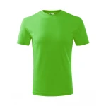 Camiseta infantil MALFINI Classic New de algodón, vista frontal, personalizable con logo