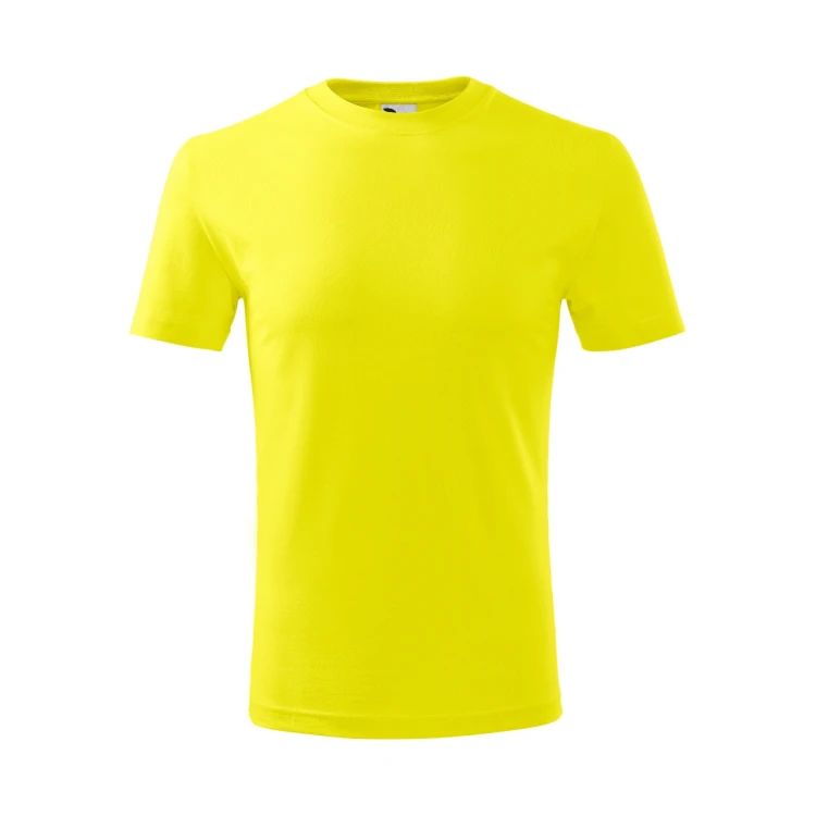 Camiseta infantil MALFINI Classic New de algodón, vista frontal, personalizable con logo