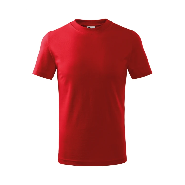 Camiseta infantil MALFINI Basic en algodón con acabado de silicona, disponible para personalizar con logo