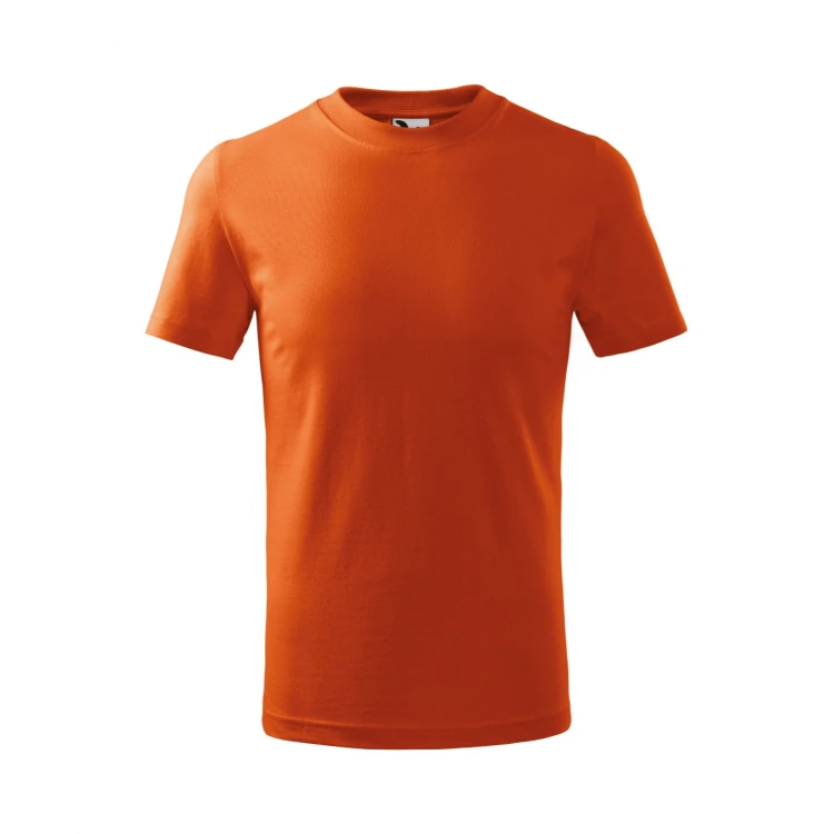 Camiseta infantil MALFINI Basic en algodón con acabado de silicona, disponible para personalizar con logo