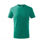 Camiseta infantil MALFINI Basic en algodón con acabado de silicona, disponible para personalizar con logo