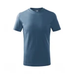Camiseta infantil MALFINI Basic en algodón con acabado de silicona, disponible para personalizar con logo