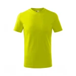 Camiseta infantil MALFINI Basic en algodón con acabado de silicona, disponible para personalizar con logo