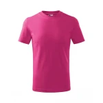 Camiseta infantil MALFINI Basic en algodón con acabado de silicona, disponible para personalizar con logo