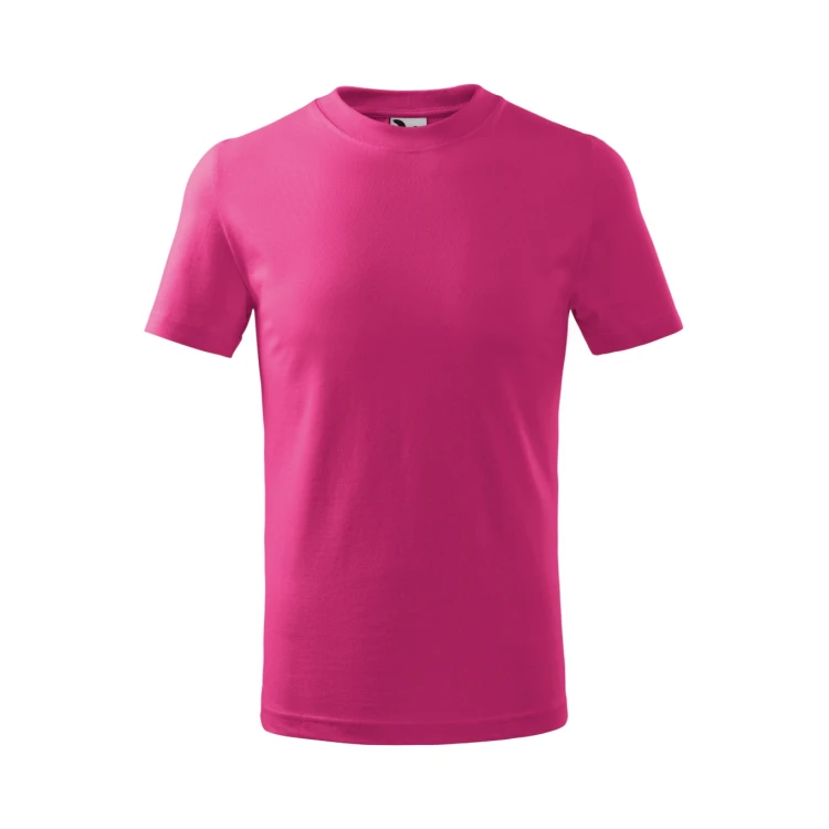 Camiseta infantil MALFINI Basic en algodón con acabado de silicona, disponible para personalizar con logo