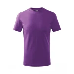 Camiseta infantil MALFINI Basic en algodón con acabado de silicona, disponible para personalizar con logo