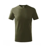 Camiseta infantil MALFINI Basic en algodón con acabado de silicona, disponible para personalizar con logo
