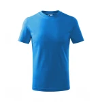 Camiseta infantil MALFINI Basic en algodón con acabado de silicona, disponible para personalizar con logo