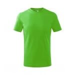 Camiseta infantil MALFINI Basic en algodón con acabado de silicona, disponible para personalizar con logo