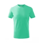 Camiseta infantil MALFINI Basic en algodón con acabado de silicona, disponible para personalizar con logo