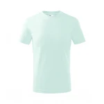Camiseta infantil MALFINI Basic en algodón con acabado de silicona, disponible para personalizar con logo