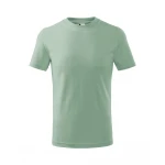 Camiseta infantil MALFINI Basic en algodón con acabado de silicona, disponible para personalizar con logo