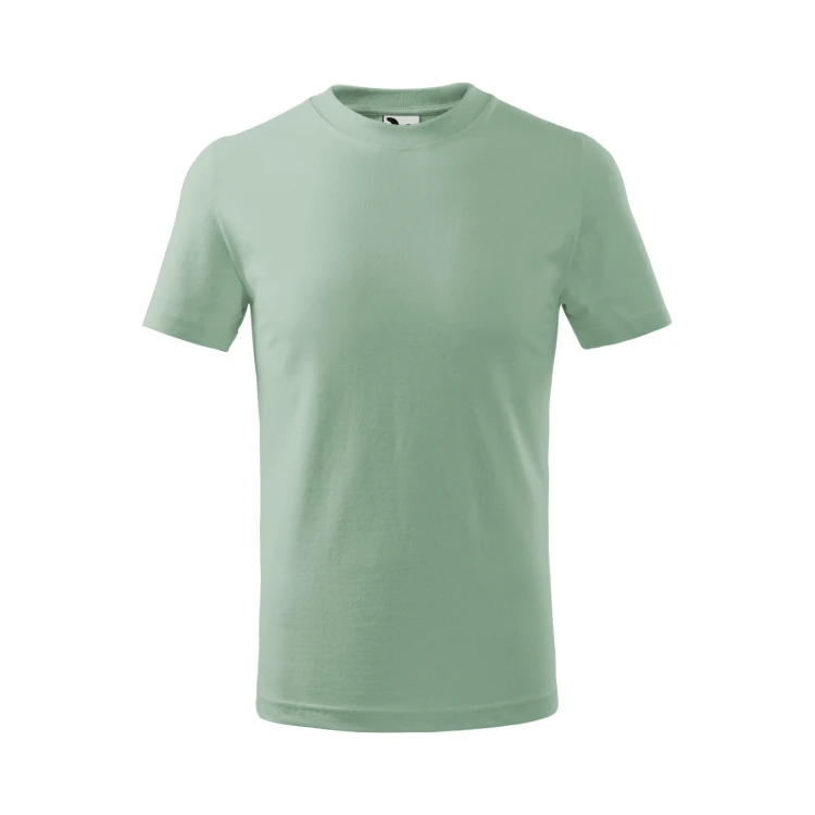 Camiseta infantil MALFINI Basic en algodón con acabado de silicona, disponible para personalizar con logo