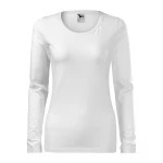 Camiseta mujer manga larga MALFINI mod. Slim en algodón elastano con corte slim fit para personalizar con logo