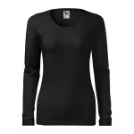 Camiseta mujer manga larga MALFINI mod. Slim en algodón elastano con corte slim fit para personalizar con logo