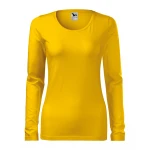 Camiseta mujer manga larga MALFINI mod. Slim en algodón elastano con corte slim fit para personalizar con logo