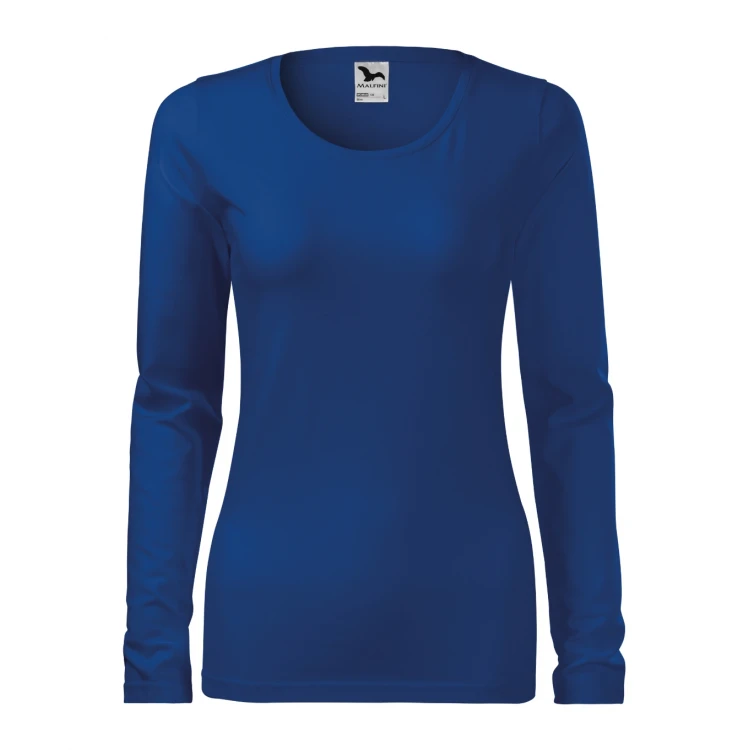 Camiseta mujer manga larga MALFINI mod. Slim en algodón elastano con corte slim fit para personalizar con logo