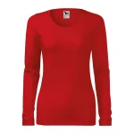 Camiseta mujer manga larga MALFINI mod. Slim en algodón elastano con corte slim fit para personalizar con logo