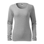 Camiseta mujer manga larga MALFINI mod. Slim en algodón elastano con corte slim fit para personalizar con logo