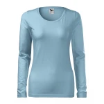 Camiseta mujer manga larga MALFINI mod. Slim en algodón elastano con corte slim fit para personalizar con logo