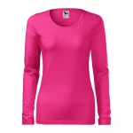 Camiseta mujer manga larga MALFINI mod. Slim en algodón elastano con corte slim fit para personalizar con logo