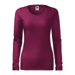 Camiseta mujer manga larga MALFINI mod. Slim en algodón elastano con corte slim fit para personalizar con logo