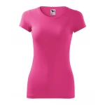 Camiseta mujer MALFINI mod. Glance en algodón y elastano, corte entallado, vista frontal