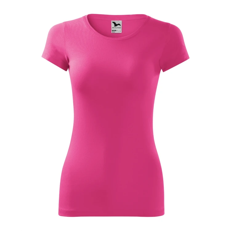 Camiseta mujer MALFINI mod. Glance en algodón y elastano, corte entallado, vista frontal