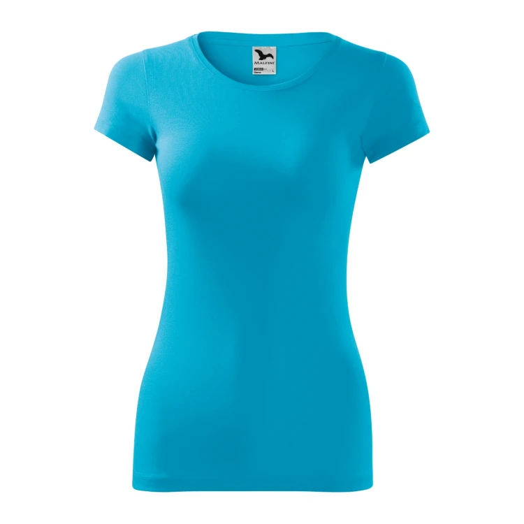 Camiseta mujer MALFINI mod. Glance en algodón y elastano, corte entallado, vista frontal