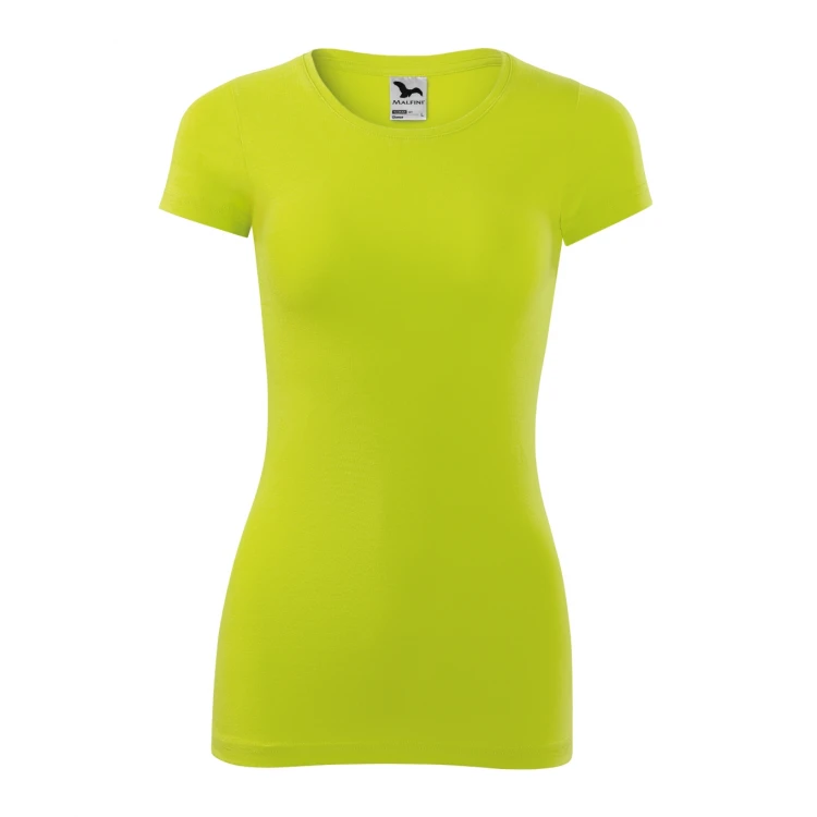 Camiseta mujer MALFINI mod. Glance en algodón y elastano, corte entallado, vista frontal