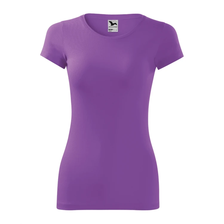 Camiseta mujer MALFINI mod. Glance en algodón y elastano, corte entallado, vista frontal