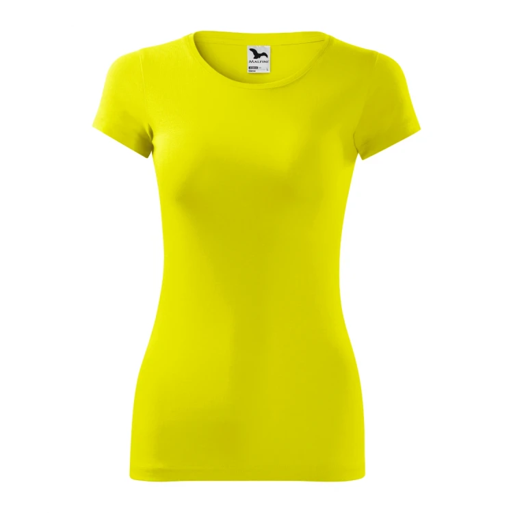Camiseta mujer MALFINI mod. Glance en algodón y elastano, corte entallado, vista frontal