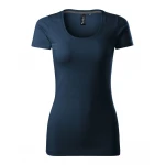 Camiseta mujer MALFINI Action en algodón elastano, corte slim fit con escote profundo, vista frontal para personalizar con logo
