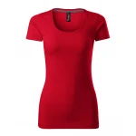 Camiseta mujer MALFINI Action en algodón elastano, corte slim fit con escote profundo, vista frontal para personalizar con logo
