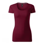 Camiseta mujer MALFINI Action en algodón elastano, corte slim fit con escote profundo, vista frontal para personalizar con logo