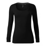 MALFINI Brave womens t-shirt in cotton elastane, front view on mannequin, available to personalise