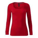 MALFINI Brave womens t-shirt in cotton elastane, front view on mannequin, available to personalise